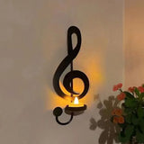 Musical Note Wall Sconce Candle Holder Set - WHIMSY BARGAIN WAREHOUSE