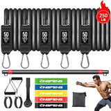 Resistance Bands Set - Home Fitness Equipment for Strength Training - WHIMSY BARGAIN WAREHOUSE