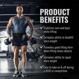 Fitness Waist Belt: Lumbar Support & Strength - WHIMSY BARGAIN WAREHOUSE