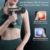 Mini Massage Gun with 6 Speeds and 4 Heads - WHIMSY BARGAIN WAREHOUSE