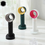 USB Handheld Electric Fan with Phone Stand - WHIMSY BARGAIN WAREHOUSE