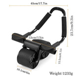 Ab Roller Wheel with Knee Pad - WHIMSY BARGAIN WAREHOUSE