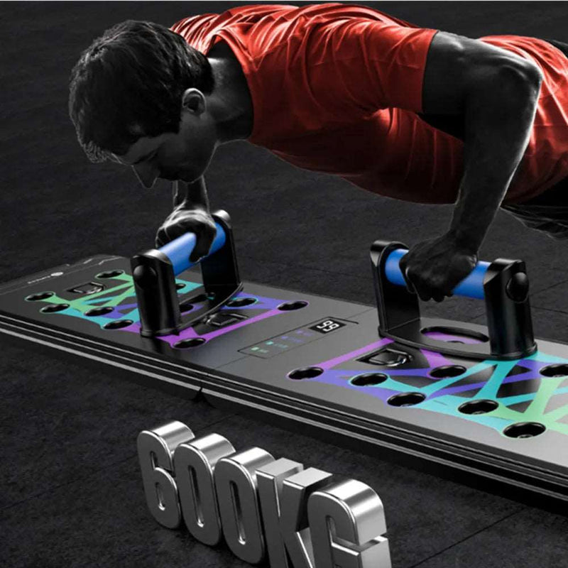 Folding Push Up Board: Multifunctional Fitness Table - WHIMSY BARGAIN WAREHOUSE