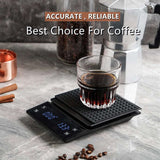 Coffee Scale with Timer - 3kg/0.1g Precision - WHIMSY BARGAIN WAREHOUSE