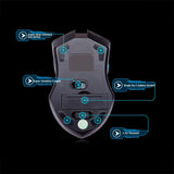 Wireless Gaming Keyboard Mouse Combo - WHIMSY BARGAIN WAREHOUSE