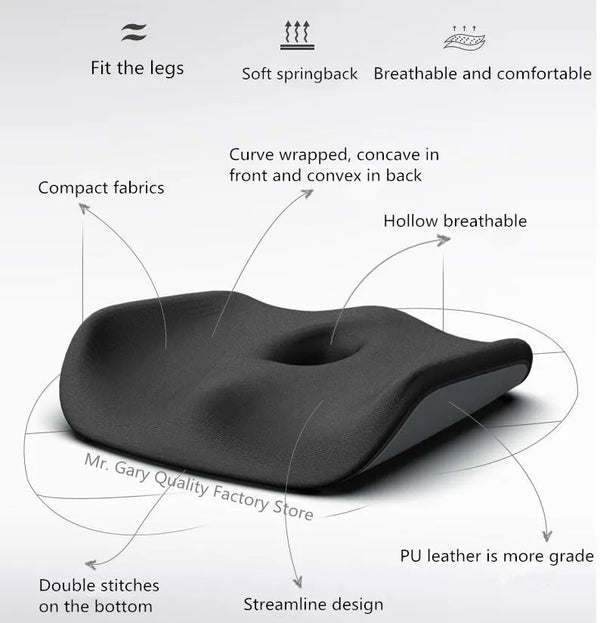 Orthopedic Memory Foam Seat Cushion