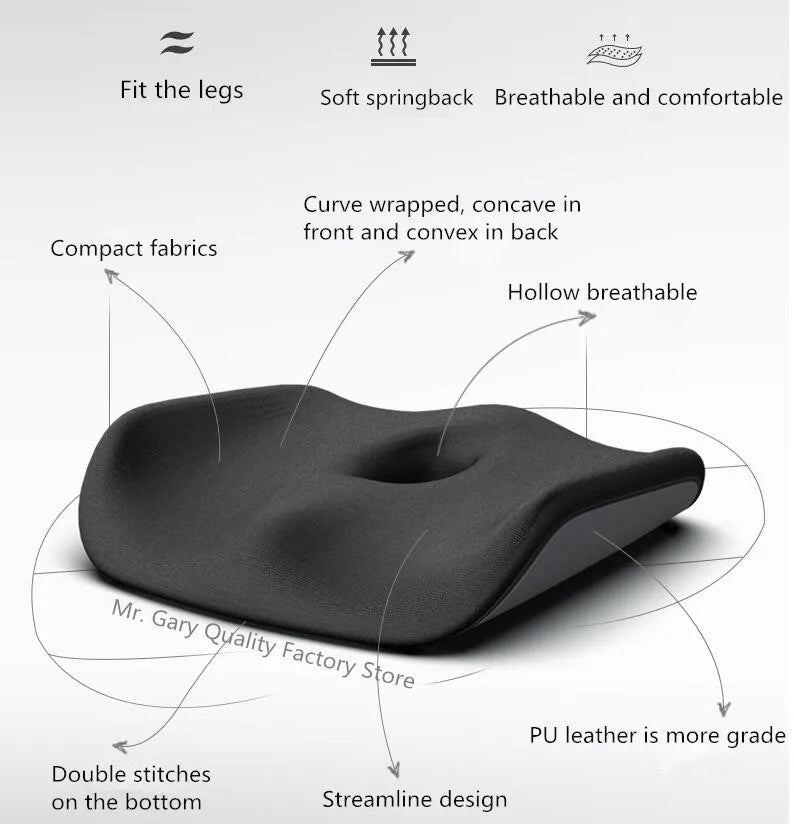 Orthopedic Memory Foam Seat Cushion