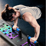 Folding Push Up Board: Multifunctional Fitness Table - WHIMSY BARGAIN WAREHOUSE