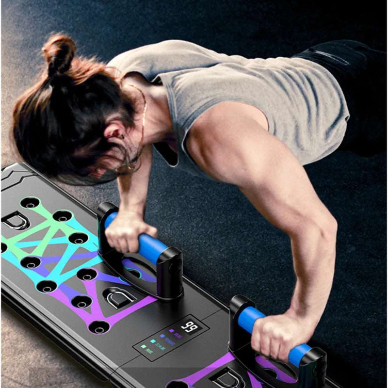 Folding Push Up Board: Multifunctional Fitness Table - WHIMSY BARGAIN WAREHOUSE