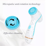 Facial Spa System - Rechargeable Spin Brush Set for Deep Cleaning - WHIMSY BARGAIN WAREHOUSE