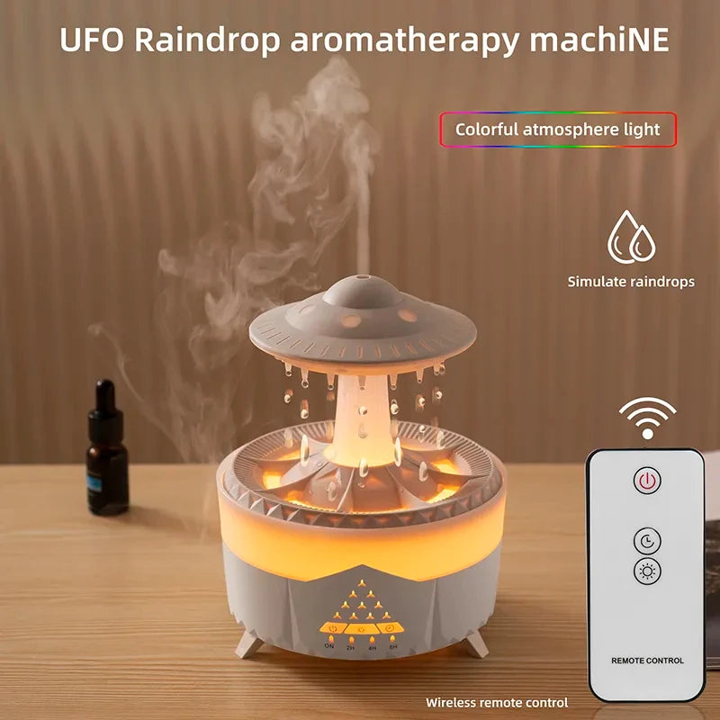 UFO Rain Cloud Humidifier with Aromatherapy - WHIMSY BARGAIN WAREHOUSE