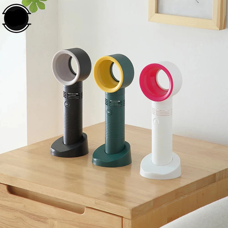 USB Handheld Electric Fan with Phone Stand - WHIMSY BARGAIN WAREHOUSE