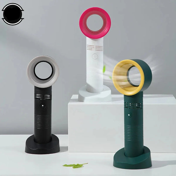 USB Handheld Electric Fan with Phone Stand - WHIMSY BARGAIN WAREHOUSE