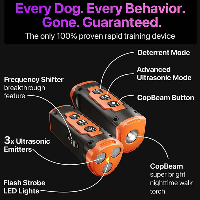 Dog Repeller & Training Device with LED Flashlight - WHIMSY BARGAIN WAREHOUSE
