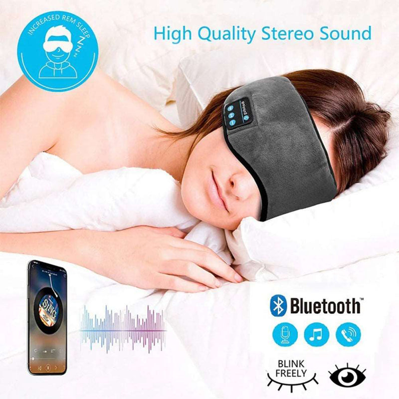 Wireless Bluetooth Eye Mask with Stereo Headset - WHIMSY BARGAIN WAREHOUSE