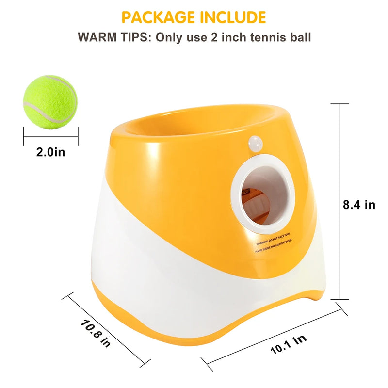 Automatic Dog Ball Launcher with 3 Tennis Balls - WHIMSY BARGAIN WAREHOUSE