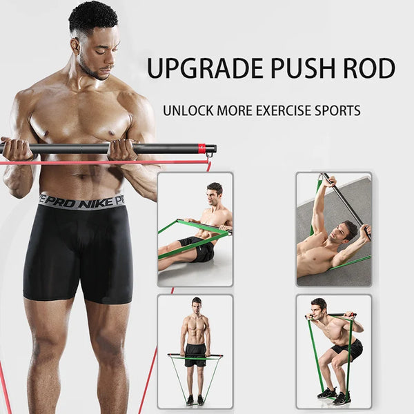 Resistance Bands Set - Home Fitness Equipment for Strength Training - WHIMSY BARGAIN WAREHOUSE