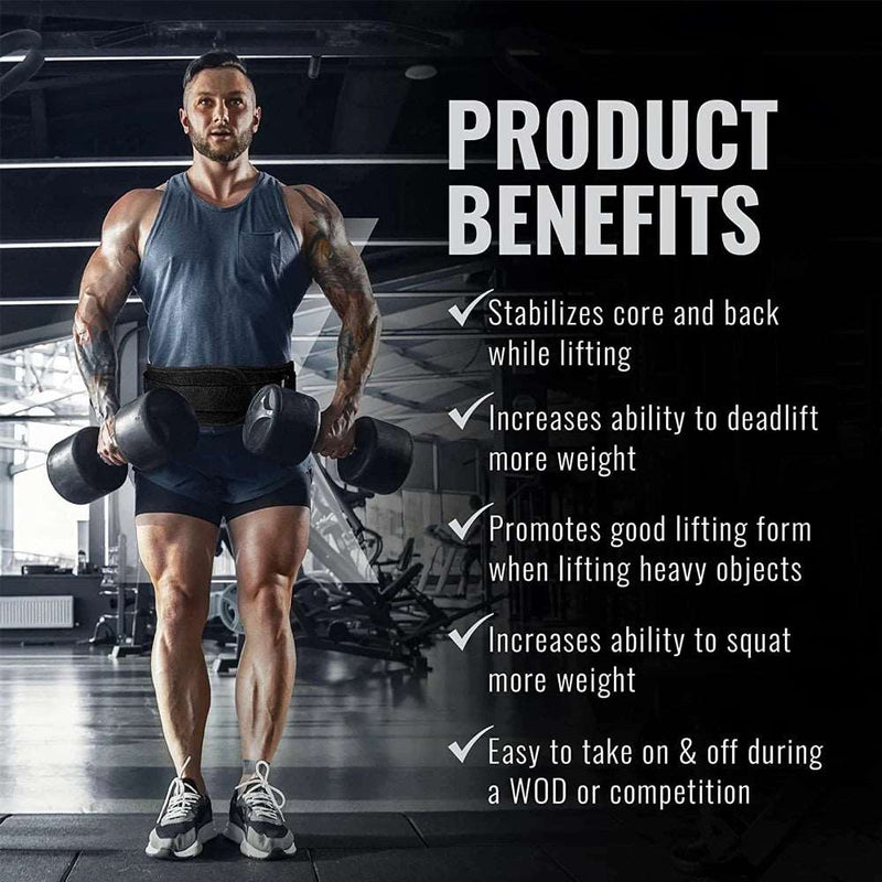 Fitness Waist Belt: Lumbar Support & Strength - WHIMSY BARGAIN WAREHOUSE