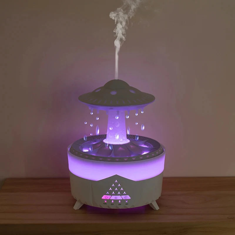 UFO Rain Cloud Humidifier with Aromatherapy - WHIMSY BARGAIN WAREHOUSE