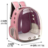 Transparent Capsule Pet Backpack for Travel - WHIMSY BARGAIN WAREHOUSE