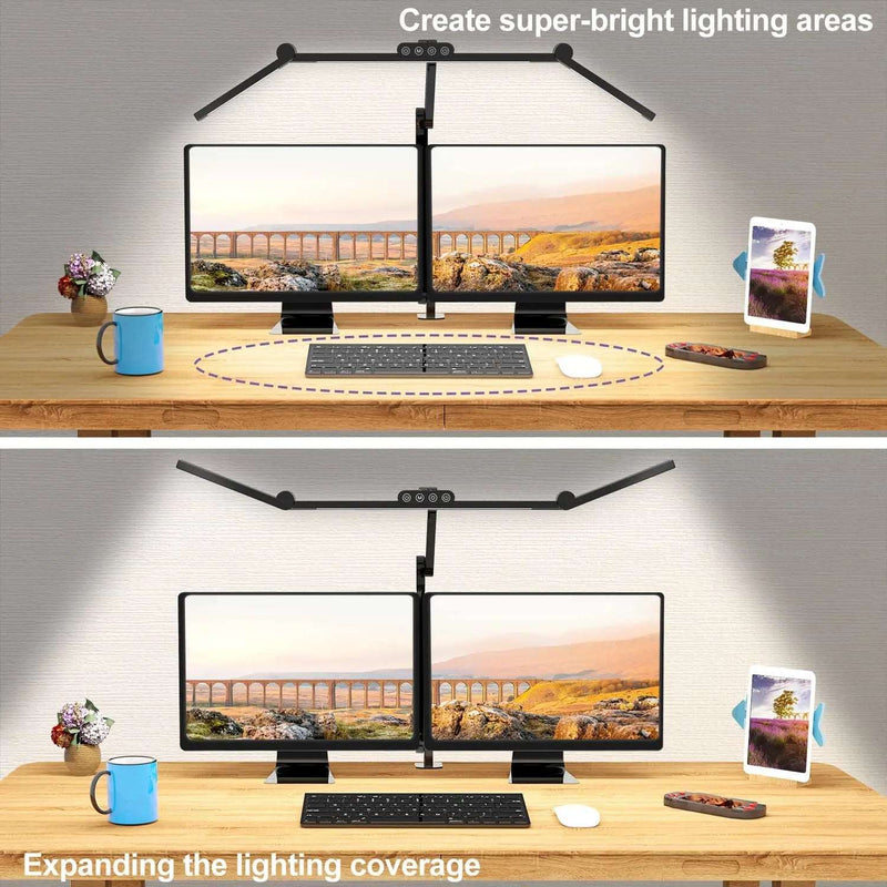 LED Desk Lamp with Clamp - WHIMSY BARGAIN WAREHOUSE