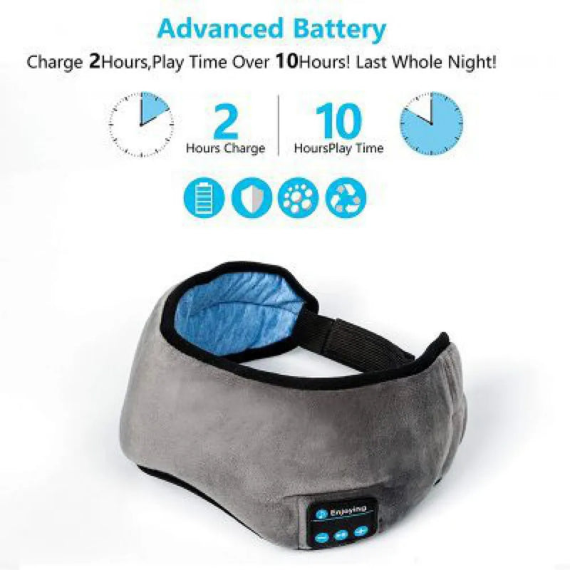 Wireless Bluetooth Eye Mask with Stereo Headset - WHIMSY BARGAIN WAREHOUSE